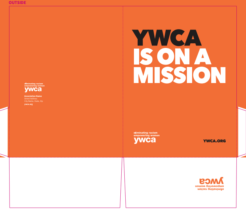 Ywca is on a mission folder promo