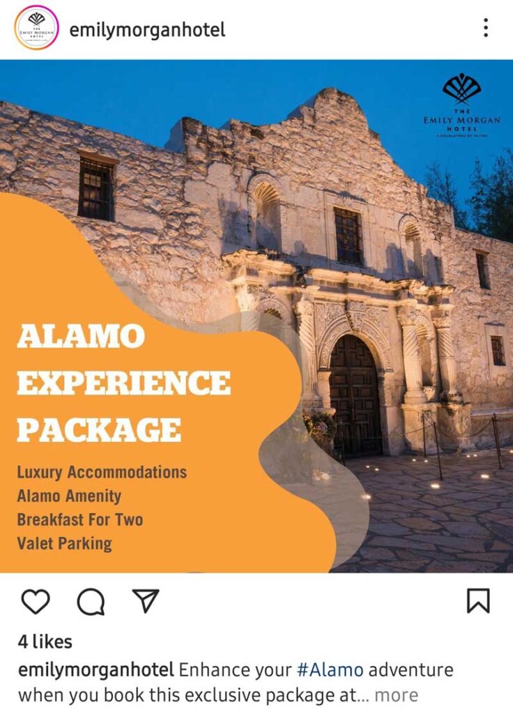 Emily Morgan Alamo Experience Package
