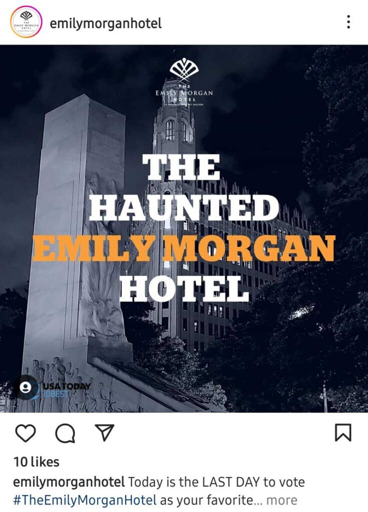 Emily Morgan instagram post